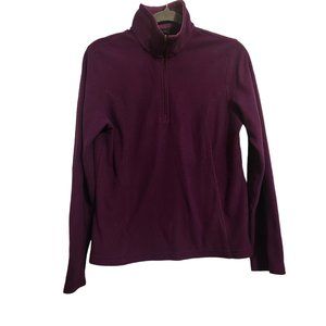 Bundle 3/$30 Purple Lands End Fleece Jacket Size M